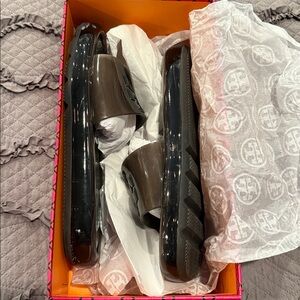 Tory Burch Perfect Black Bubble Jelly Sandals